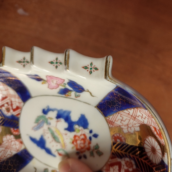 🌹2 for $25 VINTAGE KUTANI KOSEN PORCELAIN DEMITASSE ASTRAY/TRINKET JAPAN - Picture 7 of 10
